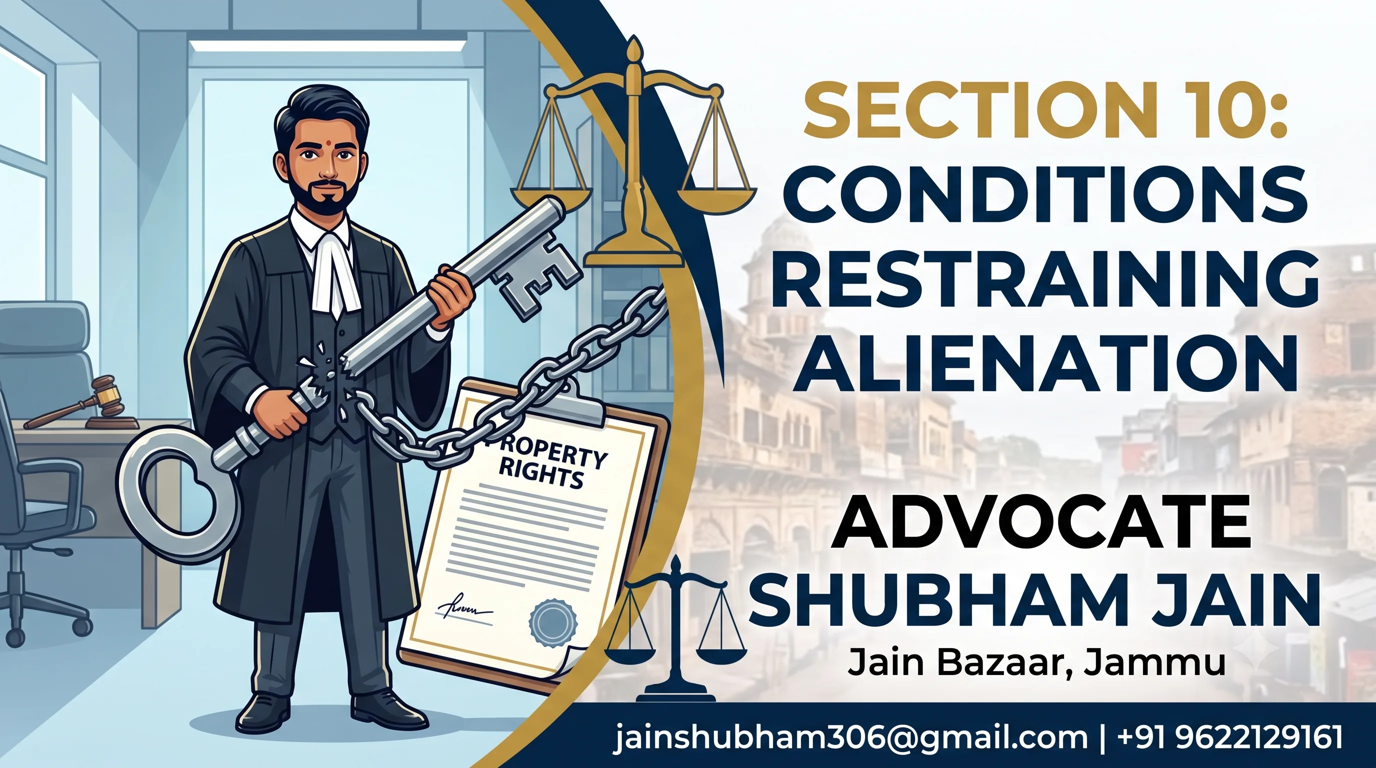 Section 10 Transfer of Property Act rule against alienation – property law